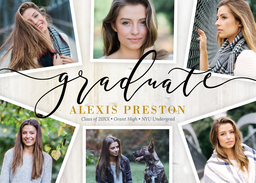 5x7 Greeting Card, Matte, Blank Envelope with Fun Photos design