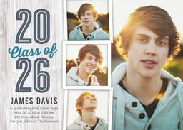 5x7 Greeting Card, Matte, Blank Envelope with Rustic Grad 2026 design