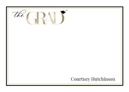 5x7 Greeting Card, Matte, Blank Envelope with Campus Notes design