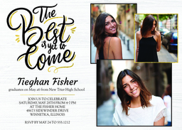 5x7 Greeting Card, Matte, Blank Envelope with Dream Big design