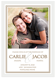 5x7 Greeting Card, Matte, Blank Envelope with Classic Composite design