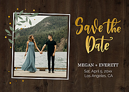 5x7 Greeting Card, Matte, Blank Envelope with Happy Ever After design