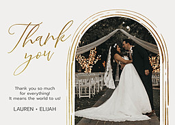 5x7 Greeting Card, Glossy, Blank Envelope with Elegant Delight design