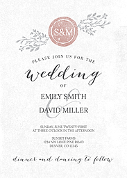 5x7 Greeting Card, Matte, Blank Envelope with Nature Walk Invitation design