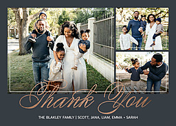 5x7 Greeting Card, Glossy, Blank Envelope with Gallery of Gratitude design