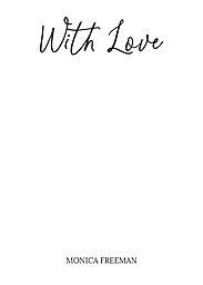 5x7 Cardstock, Blank Envelope with With Love design