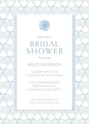 5x7 Greeting Card, Glossy, Blank Envelope with Elegant Bridal design