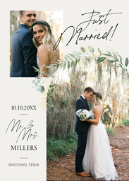 5x7 Greeting Card, Glossy, Blank Envelope with Sealed with Love design