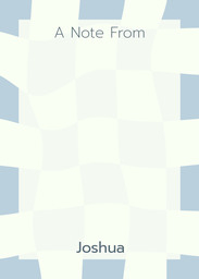 5x7 Greeting Card, Glossy, Blank Envelope with Funky Checkers design