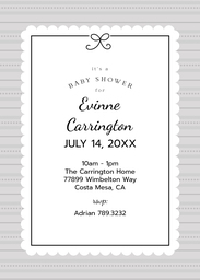 5x7 Greeting Card, Glossy, Blank Envelope with Bundle of Joy design