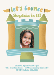 5x7 Greeting Card, Glossy, Blank Envelope with High Spirits design