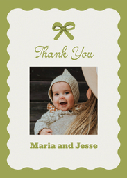 5x7 Greeting Card, Matte, Blank Envelope with Cottagecore Thanks design