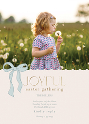 5x7 Greeting Card, Glossy, Blank Envelope with Easter Bountiful design