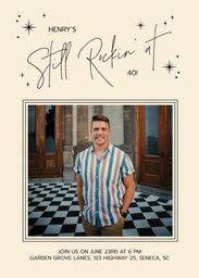 5x7 Greeting Card, Glossy, Blank Envelope with Ring A Ding Ding design