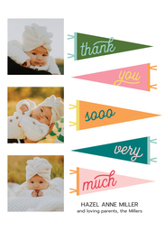 5x7 Greeting Card, Matte, Blank Envelope with Say Hey Thanks design
