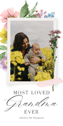 4x8 Cardstock, Blank Envelope with Sweetness and Grandma design