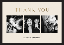 5x7 Greeting Card, Matte, Blank Envelope with The Big Thanks design