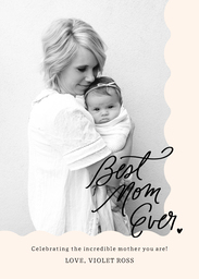 5x7 Greeting Card, Glossy, Blank Envelope with Forever Her Love design