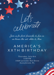 5x7 Greeting Card, Glossy, Blank Envelope with Freedom and Fun design