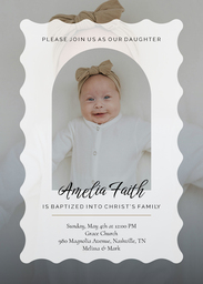 5x7 Greeting Card, Glossy, Blank Envelope with Heavenly Joy design