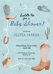 5x7 Greeting Card, Glossy, Blank Envelope with Little Gentleman design