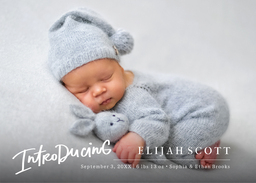 5x7 Greeting Card, Glossy, Blank Envelope with Tiny Wonder design