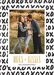 5x7 Greeting Card, Glossy, Blank Envelope with So Much Love design