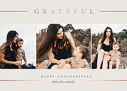 5x7 Greeting Card, Glossy, Blank Envelope with With Love design