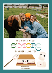 5x7 Greeting Card, Glossy, Blank Envelope with Nature Calls design