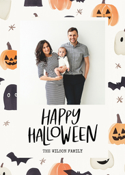 5x7 Greeting Card, Glossy, Blank Envelope with Spooky Snapshot design