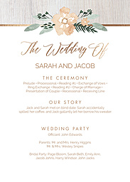 5x7 Greeting Card, Glossy, Blank Envelope with Life's Greatest Adventure Program design