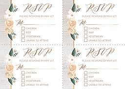 5x7 Greeting Card, Glossy, Blank Envelope with Life's Greatest Adventure RSVP design