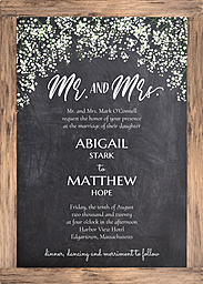 5x7 Greeting Card, Glossy, Blank Envelope with Lillet design