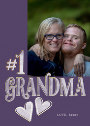 5x7 Cardstock, Blank Envelope with Hearts In Hearts design