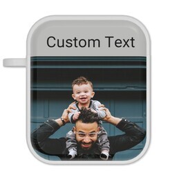 Apple Airpods 1st & 2nd Generation Case with Custom Image with Text design