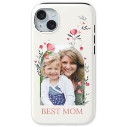 iPhone 15 Plus Tough Case with Beautiful Bouquet design