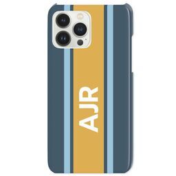 iPhone 13 Pro Max Slim Case with Simple Stripes design