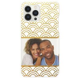 iPhone 13 Pro Max Slim Case with Golden Deco design