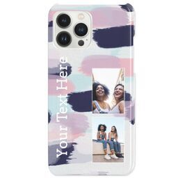 iPhone 13 Pro Max Slim Case with Soft Strokes design