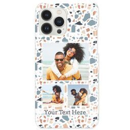 iPhone 13 Pro Max Slim Case with Trendy Terrazzo design