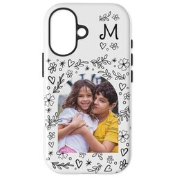 iPhone 16 Tough Case with Botanical Beauty design