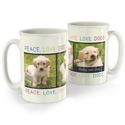 Bistro Photo Mug, 18oz with Family design