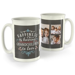Bistro Photo Mug, 18oz with Family Of Love design