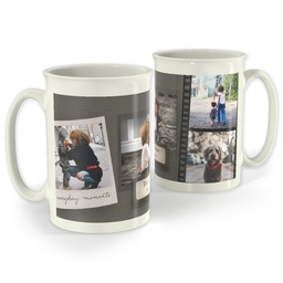 Bistro Photo Mug, 18oz with Freeze Frame design