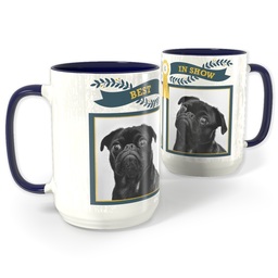 Blue Photo Mug, 15oz with Kennel Club design