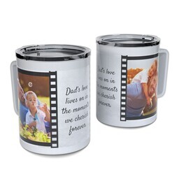 Personalized Coffee Travel Mugs with Dads Love live on design