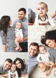 5x7 Greeting Card, Matte, Blank Envelope with Classic Photo Collage design