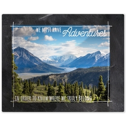 Metal Print 8x10 with Adventures design