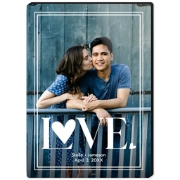 High Gloss Easel Print 5x7 with Double Border design