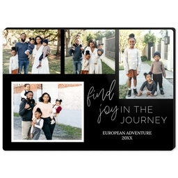 High Gloss Easel Print 5x7 with Joy in the Journey design